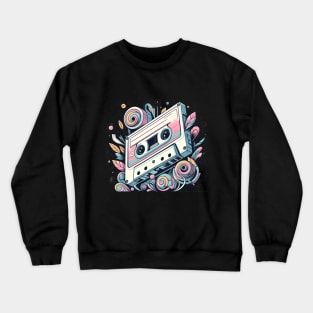 Music tape colorful design Crewneck Sweatshirt